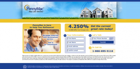 PenneyMac – Landing Page