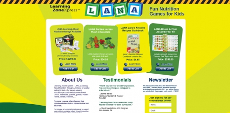 Learnzone Express – Landing Page