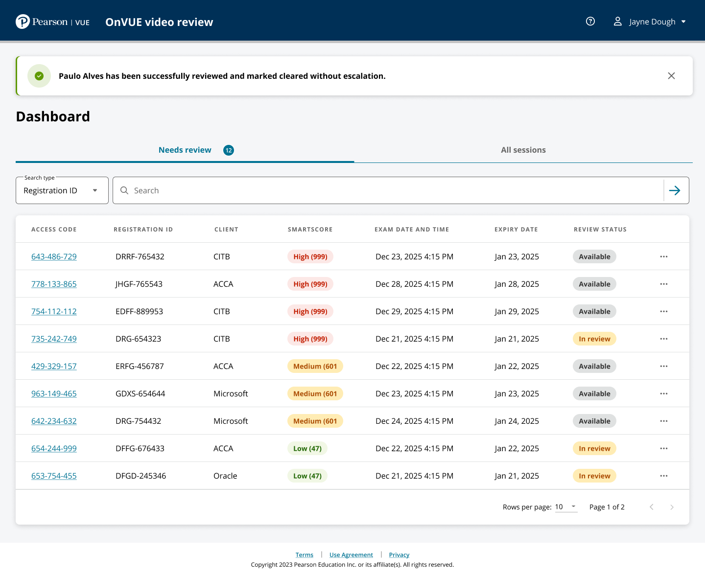 AI-Assisted Review Workstation no escalation confirmation
