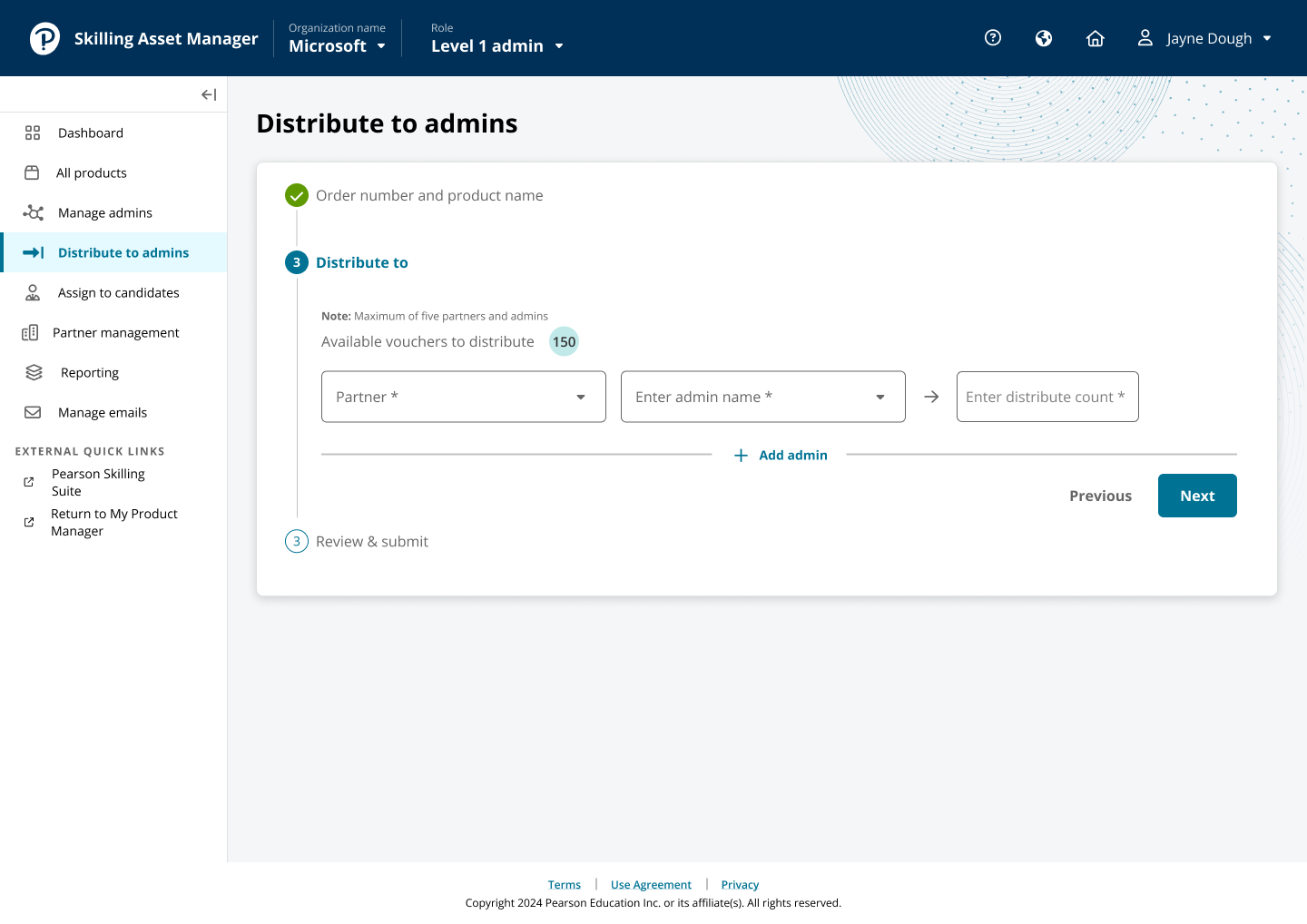 MPM distribution workflow later step