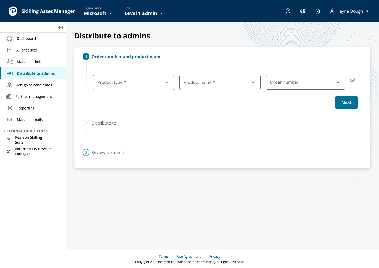 Asset distribution workflow