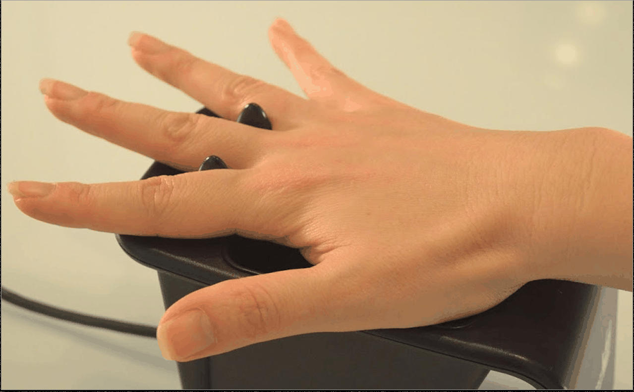 Before: legacy desktop biometric admissions workflow