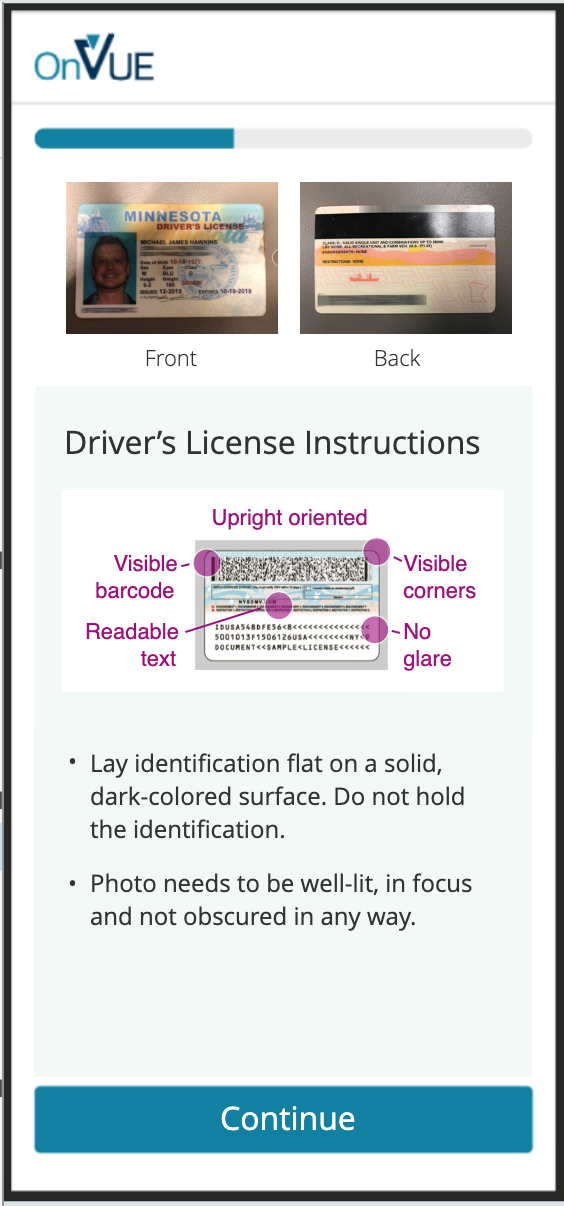 More of the cross-device check-in interface state 06
