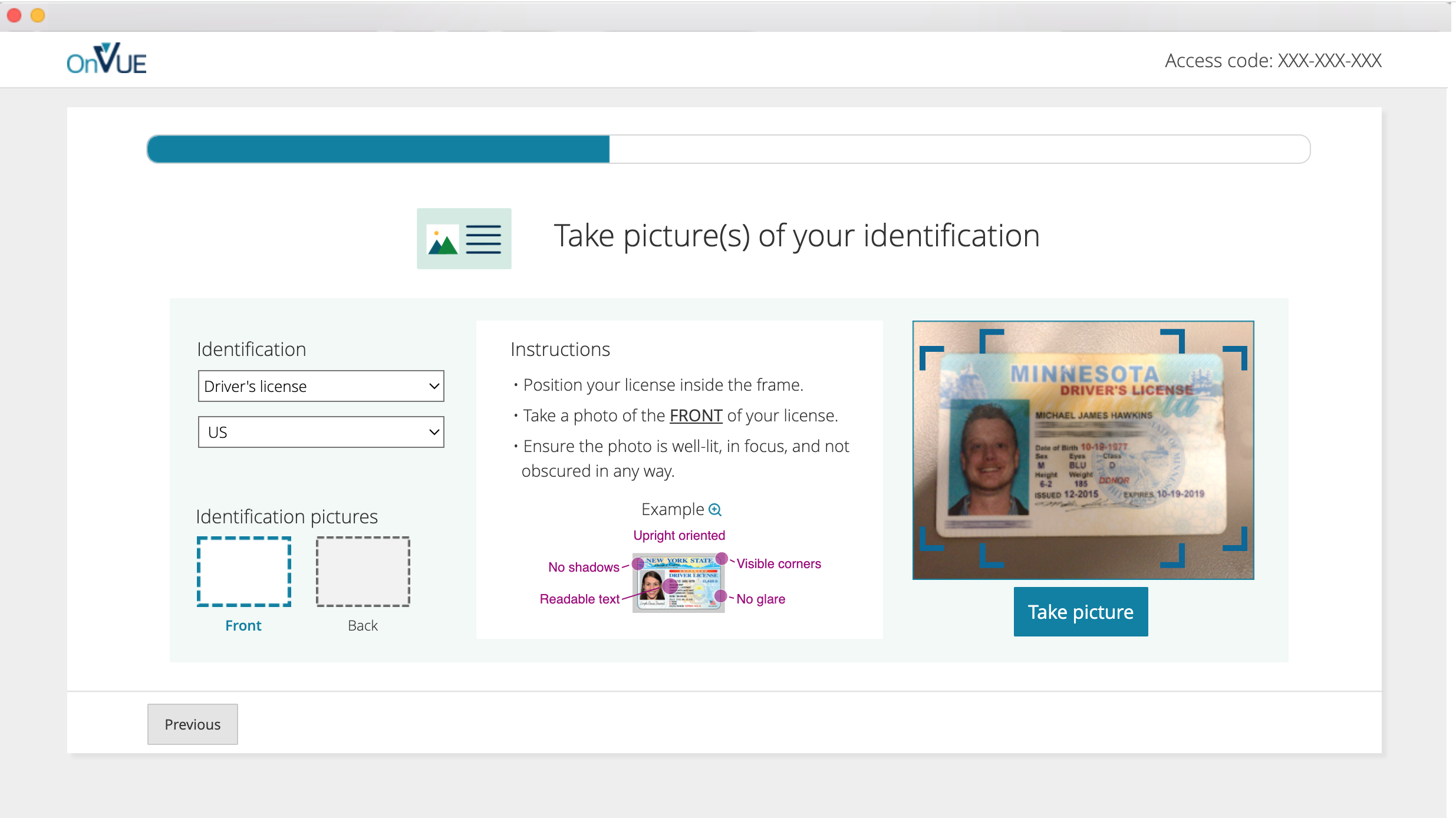 More of the cross-device check-in interface state 08