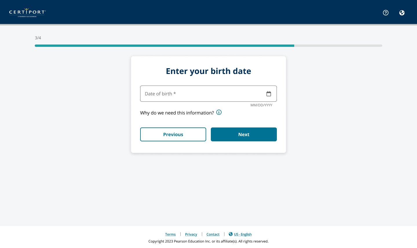 More of the candidate portal interface state 05