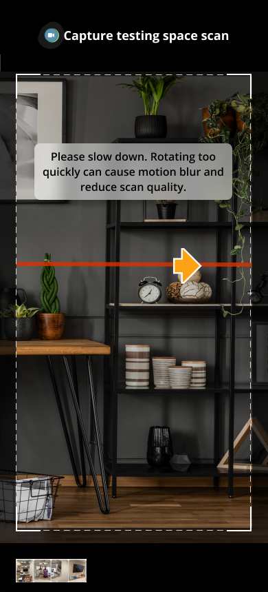 More of the guided scan experience interface state 09